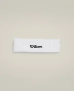 U WILSON HEADBAND WHITE