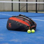 Nox Luxury Open Padel Bag - Black-Red 2026