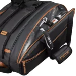 Nox Luxury Open Padel Bag - Black-Brown 2026 - Image 4